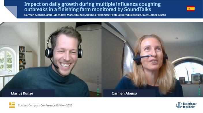 Impact on daily growth during multiple influenza coughing outbreaks