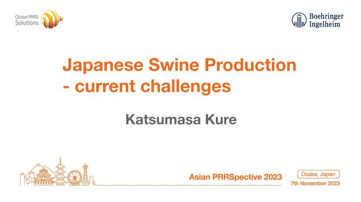 Japanese Swine Production - current challenges